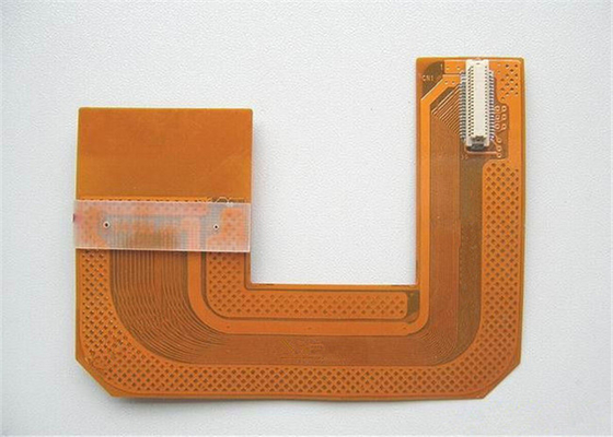 Or flexible double face fait sur commande de connecteur de prise de substrat de Polyimide de panneau de carte PCB