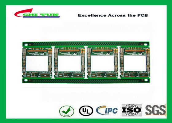 4 commande numérique par ordinateur de la carte PCB FR4 1.2MM de carte de couche et étiquettes de finition multicouche de rupture