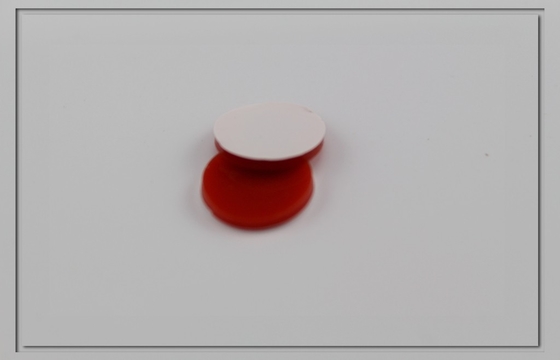 fioles en verre de scintillation d'essai en laboratoire avec le chapeau en plastique de trou central, 1.5ml