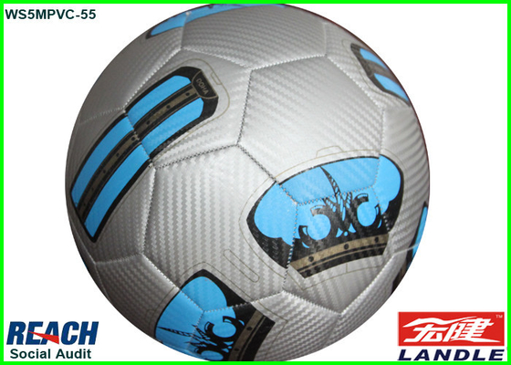 Panneaux du ballon de football 32 du football piqués par machine de PVC de laser avec l'impression faite sur commande