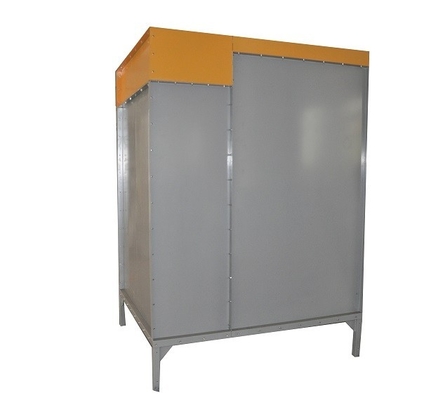 Cabines de jet commerciales faites maison de revêtement de poudre avec deux cartouches filtrantes