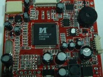 Or rouge d'immersion de perçage de laser d'Assemblée de carte PCB SMT avec l'essai de sonde de vol