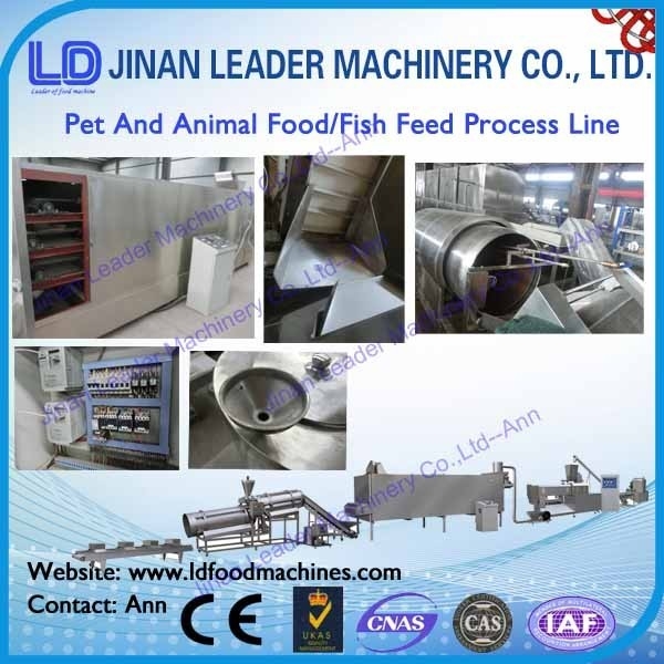 la chaîne de fabrication de flottement poisson d'alimentation de poissons de machine de granule d'alimentation des animaux alimentent le foo d'animal familier d'extrudeuse