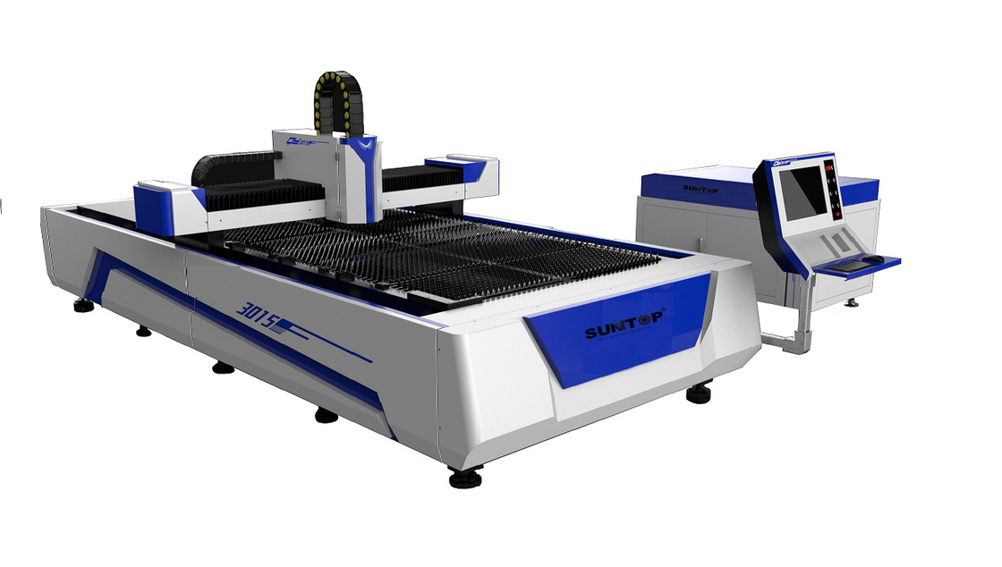 coupeur de laser de la fibre 500W avec le × 1500 de taille de coupe 3000mm pour la coupe de tôle